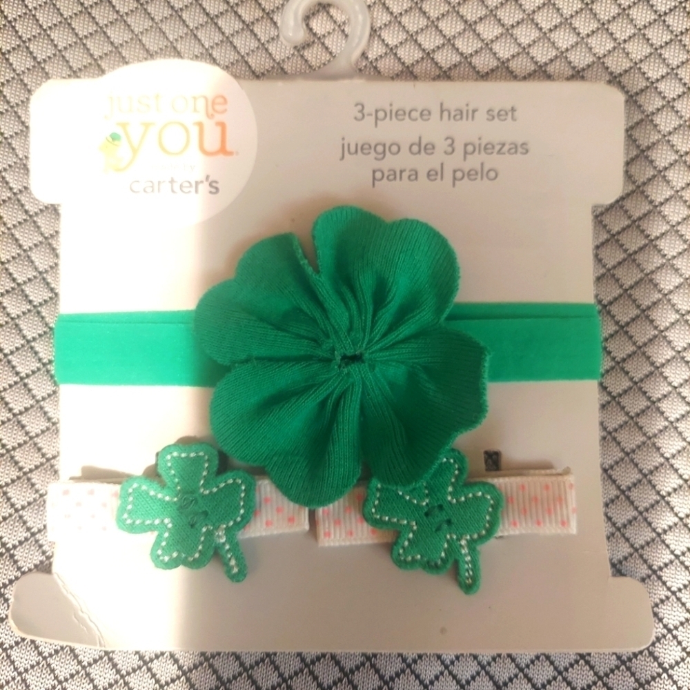 Girls Hair Accessory Set -St. Patrick's Day